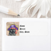 Étiquette Black Lab Pirate (En situation)