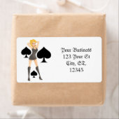 Étiquette Black Spades Blonde Queen Thunder_Cove (En situation)