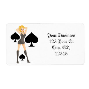 Étiquette Black Spades Blonde Queen Thunder_Cove