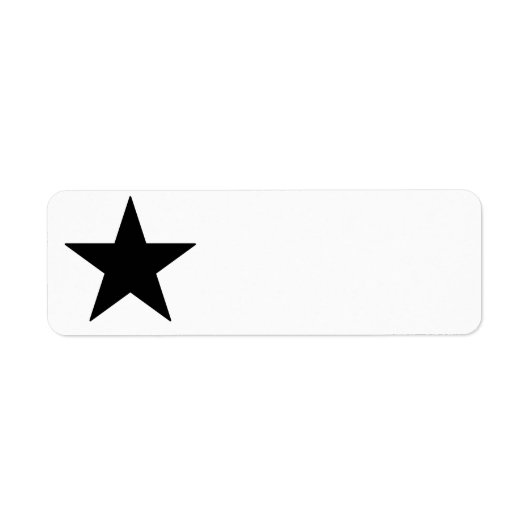 Étiquette Black Star (Devant)
