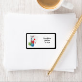 Étiquette Blackjack avec jetons de poker (En situation)