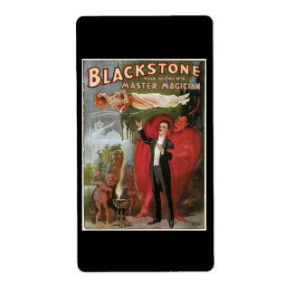 Étiquette Blackstone, le maître magicien du monde, 1934