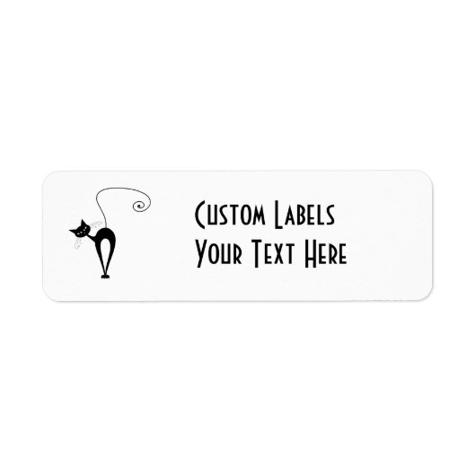 Étiquette Blacksy Kitty 3 noir (Devant)