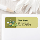 Étiquette blanc (En situation)