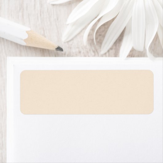 Étiquette Blanc Antique (En situation)