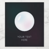 Étiquette blanc Pearl (Étiquettes simples)