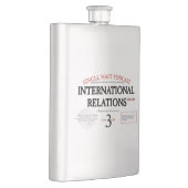 "Étiquette blanc" Whiskey & IR Theater flacon (Droite)