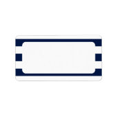 Étiquette Blancs de la marine Mariage (Devant)