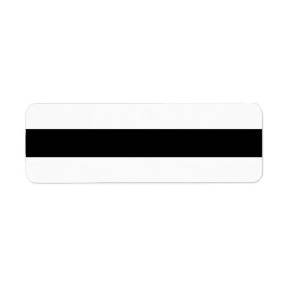 Étiquette Blancs Et Noirs Élégants