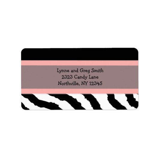 Étiquette Blancs noirs et blancs (Devant)