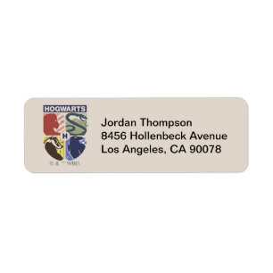 Étiquette Blason timbré vintage HOGWARTS™