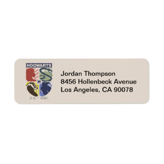 Étiquette Blason timbré vintage HOGWARTS™
