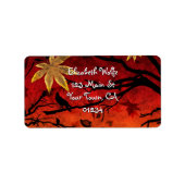 étiquette 'Blazing Autumn' (Devant)