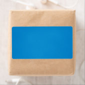 Étiquette Bleu Clair avec Texture Granuleuse (En situation)