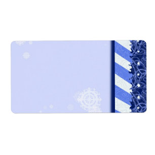 Étiquette Bleu d'hiver