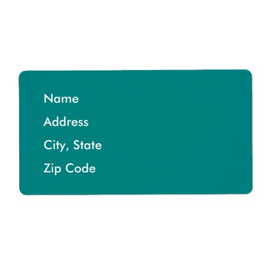 Étiquette Bleu profond (Devant)