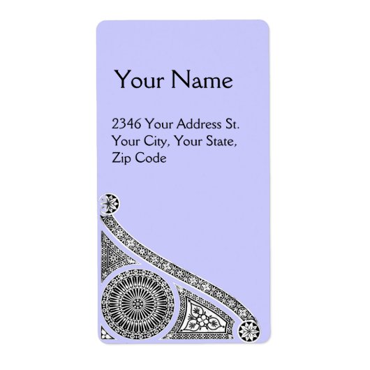 Étiquette bleu RENAISSANCE (Devant)