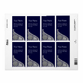 Étiquette Bleu RENAISSANCE (Feuille entière)