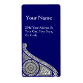 Étiquette Bleu RENAISSANCE (Devant)