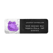 Étiquette Bleuets et crème Motif de fruits (Devant)