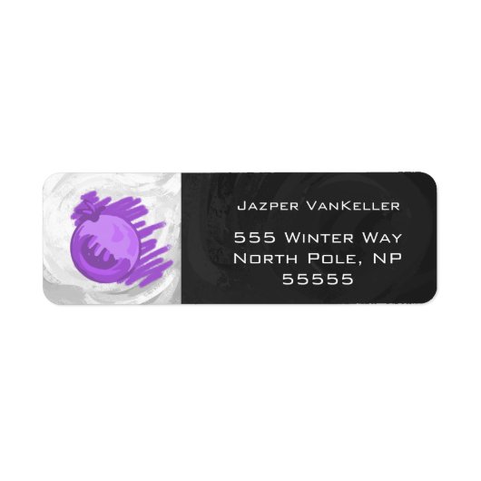 Étiquette Bleuets et crème Motif de fruits (Devant)