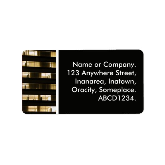 Étiquette Bloc de bureau (Devant)