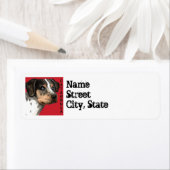 Étiquette Bloc de couleur Catahoula (En situation)