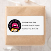 Étiquette Blond Rocking Big Sister (En situation)