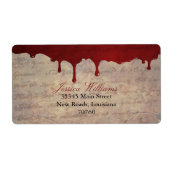 Étiquette Bloody Drift (Devant)