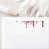 Étiquette Bloody Mess (En situation)