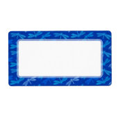 Étiquette Blue Dragonfly Dance Nature Lover (Devant)