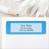 Étiquette Blue Lyre (En situation)