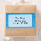 Étiquette Blue Lyre (En situation)