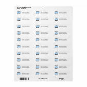 Étiquette Blue Totalement génial Tshirts et cadeaux Grampy (Feuille entière)