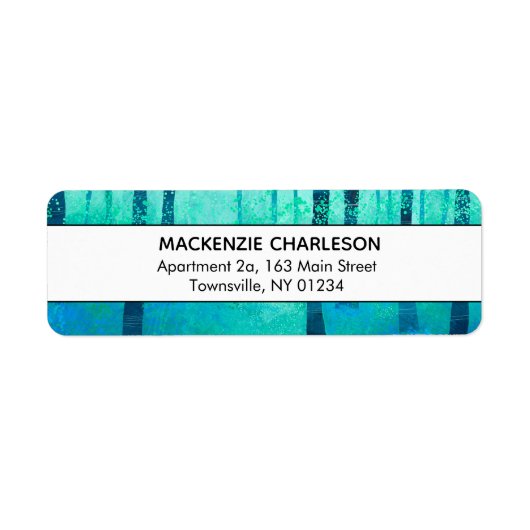 Étiquette Bluebell Woodland Paining Adresse : (Devant)