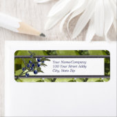 Étiquette Blueberry (En situation)