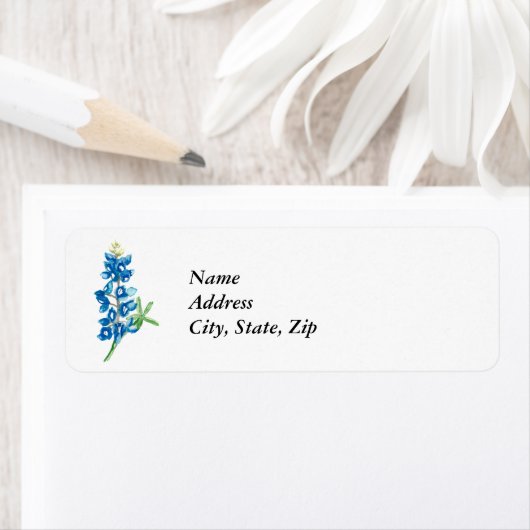 Étiquette Bluebonnet 2 (En situation)