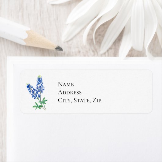Étiquette Bluebonnet 3 (En situation)