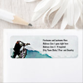 Étiquette BMX Freestyle Bicycle (En situation)