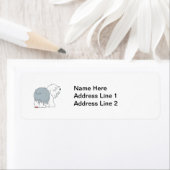 Étiquette Bobtail Sheepdog (En situation)