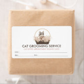 Étiquette Boho Appointment Cat sitter (En situation)