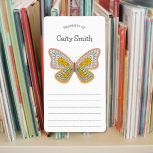 Étiquette Boho Butterfly, propriété de