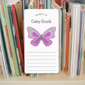 Étiquette Boho Butterfly, propriété de