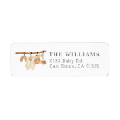 Étiquette Boho Clothesline (Devant)