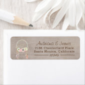 Étiquette Boho Tribal Rustic Adresse de retour (En situation)