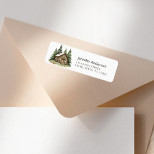 Étiquette Boho Woodland Animaux Baby shower Adresse