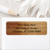 Étiquette Bois (En situation)