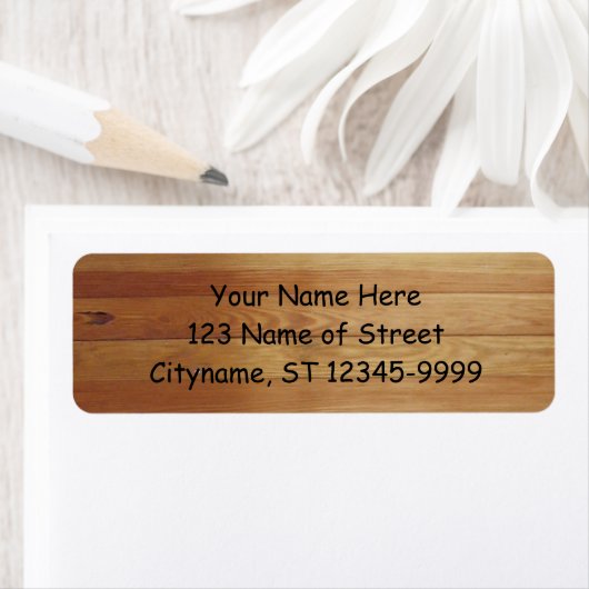 Étiquette Bois (En situation)