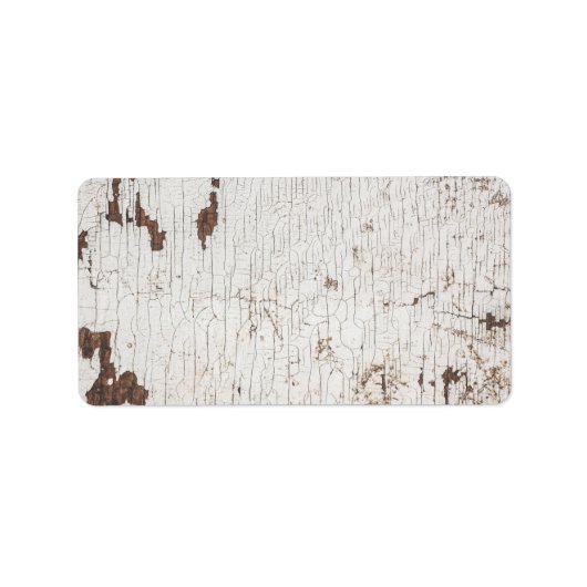 Étiquette Bois blanc de Vintage (Devant)