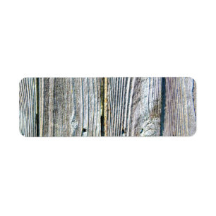 Étiquette Bois de grange grain d'arbre écorce rustique en dé